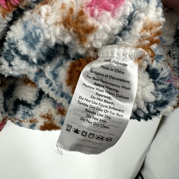 Eddie Bauer Women's Fleece Pullover 1/4 zip Aztec Pattern Size XXL - Picture 5 of 5